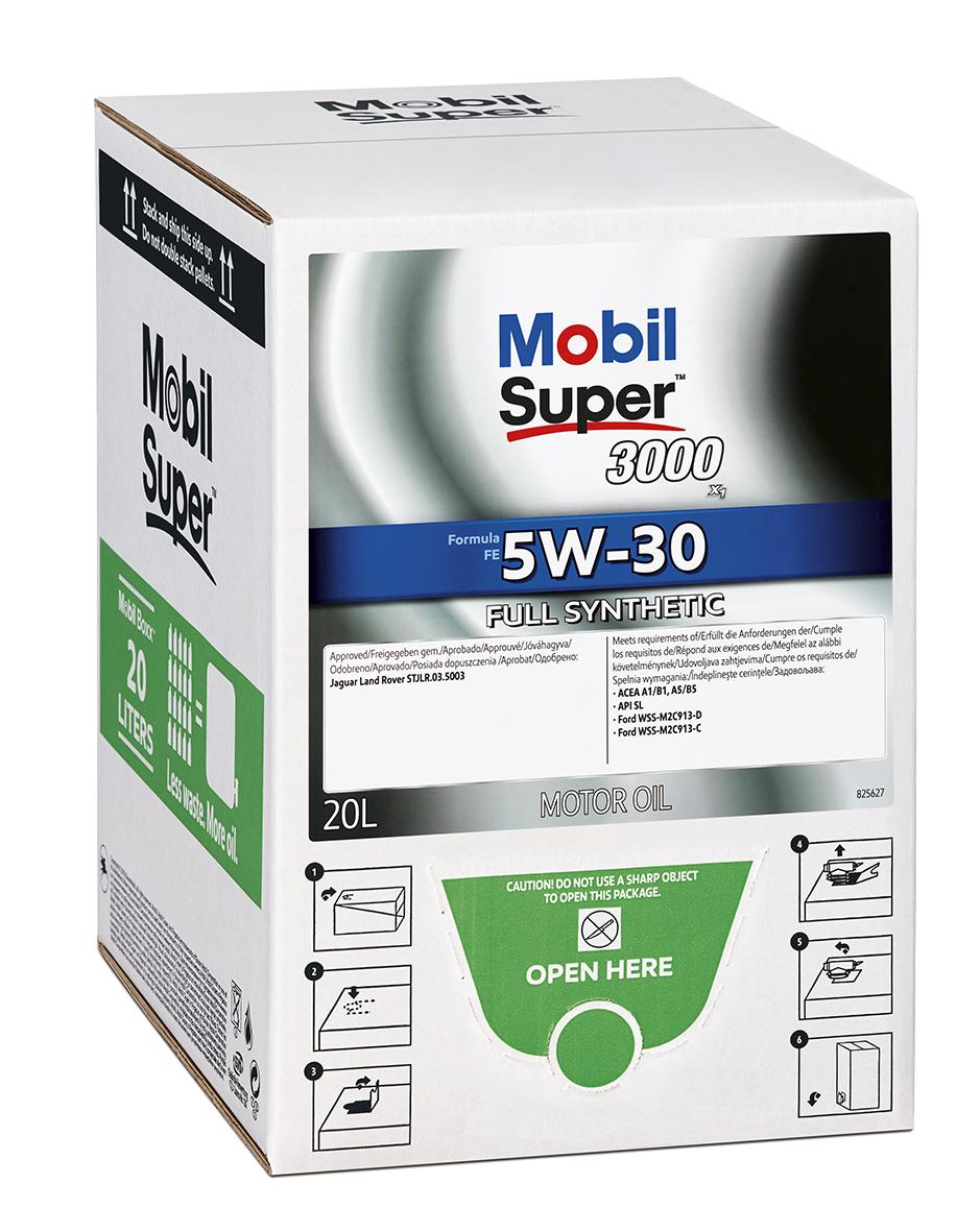 Ulei de motor sintetic MOBIL Super 3000 Formula FE 5W30, 20 litri, ambalaj cutie